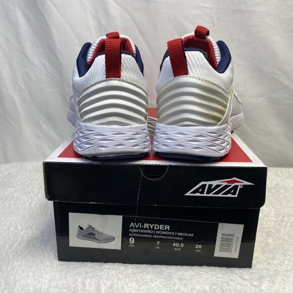 AVIA  Avi-Ryder Lace-up Walking Shoes Women Size 9M White-Multi New A5891WWRD - Picture 5 of 13